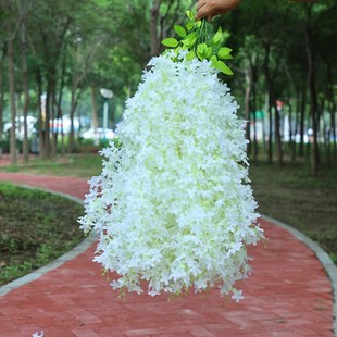 文心兰仿真花婚庆花艺仿真丁香花婚礼现场布置装饰花假花吊顶花材