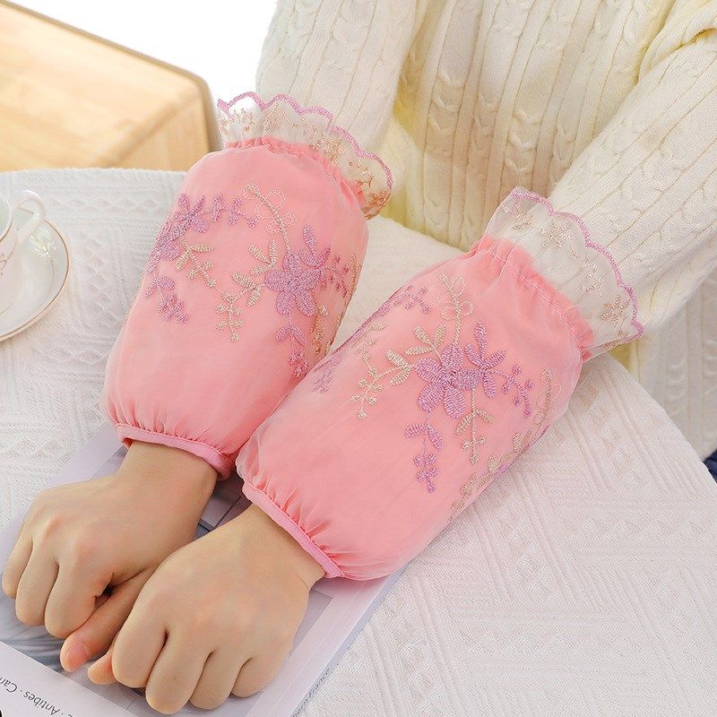 新款时尚刺绣网纱蕾丝袖套学生防污短款护袖头季女士办公袖筒,服饰配件/皮带/帽子/围巾,防晒袖套,淘宝优惠券,粉丝福利购,淘宝优惠卷