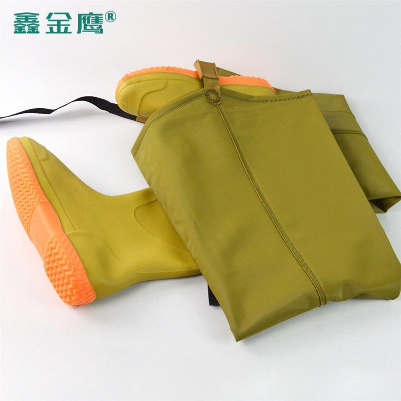 防水钓鱼裤插秧鞋防水裤半身水靴涉水裤耐磨防滑捕鱼过膝下水雨裤,居家日用,雨鞋/雨靴,淘宝优惠券,粉丝福利购,淘宝优惠卷