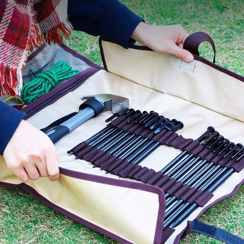 户外野营地钉袋简易工具包营钉包收纳袋帐篷钉锤子手提收纳包大号,运动/瑜伽/健身/球迷用品,其他运动护具,淘宝优惠券,粉丝福利购,淘宝优惠卷