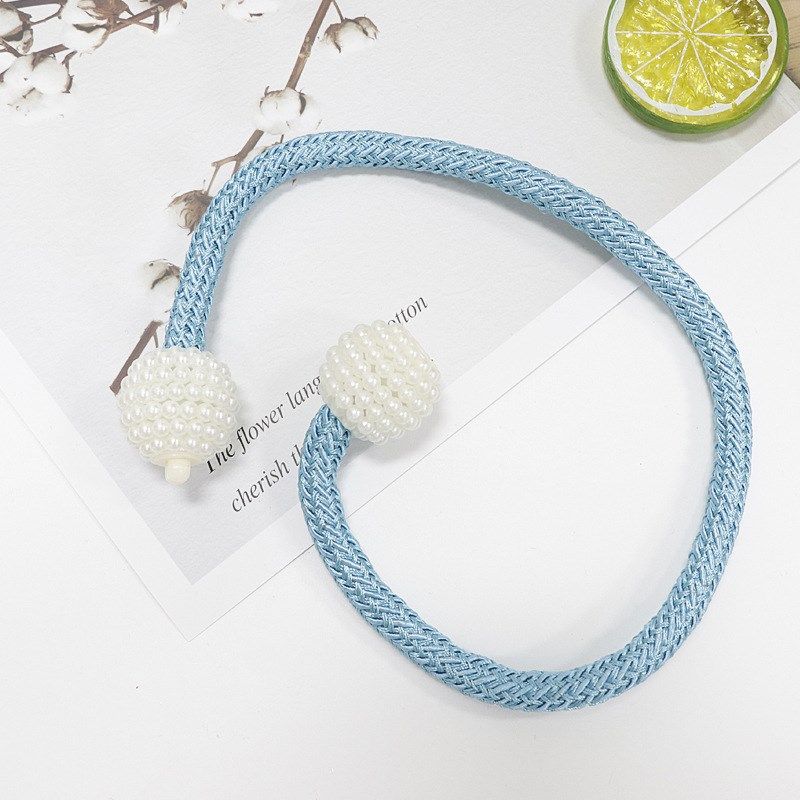 工厂一对装珍珠卡扣创意窗帘扣绑带绑绳窗帘配件辅料窗帘绑带,居家布艺,窗帘扣,淘宝优惠券,粉丝福利购,淘宝优惠卷