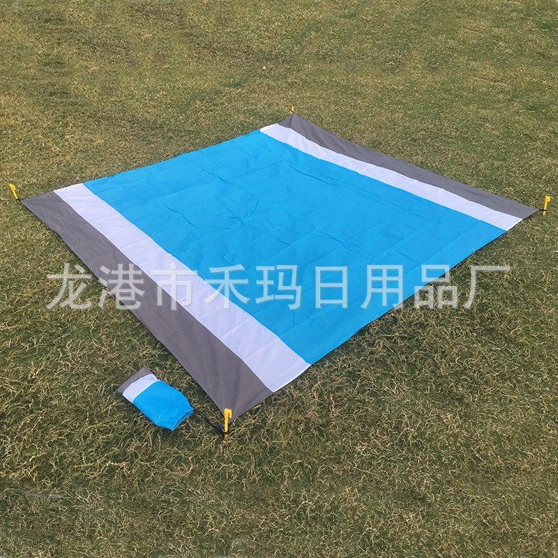 户外野营尼龙口袋野餐垫便携折叠防水防潮垫涤纶格子布沙滩垫,户外/登山/野营/旅行用品,防潮垫,淘宝优惠券,粉丝福利购,淘宝优惠卷