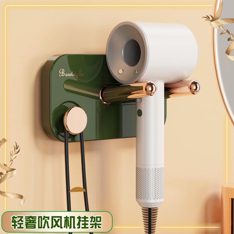 轻奢吹风机架 创意新品简约时尚款浴室置物架 免打孔壁挂收纳架子,收纳整理,吹风机防尘袋/罩/架,淘宝优惠券,粉丝福利购,淘宝优惠卷