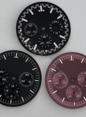 32.55mm改装适合多功能VK63表盘机芯款潜水表手表配件