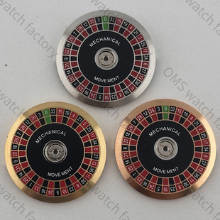 博彩款改装NH35自动陀适合NH35 NH36机芯自动锤摆陀手表配件