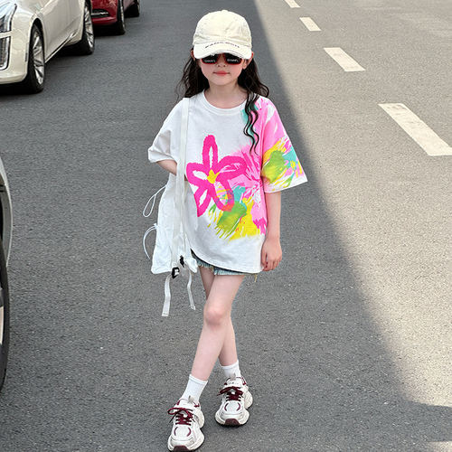 女童短袖T恤2026夏季新款