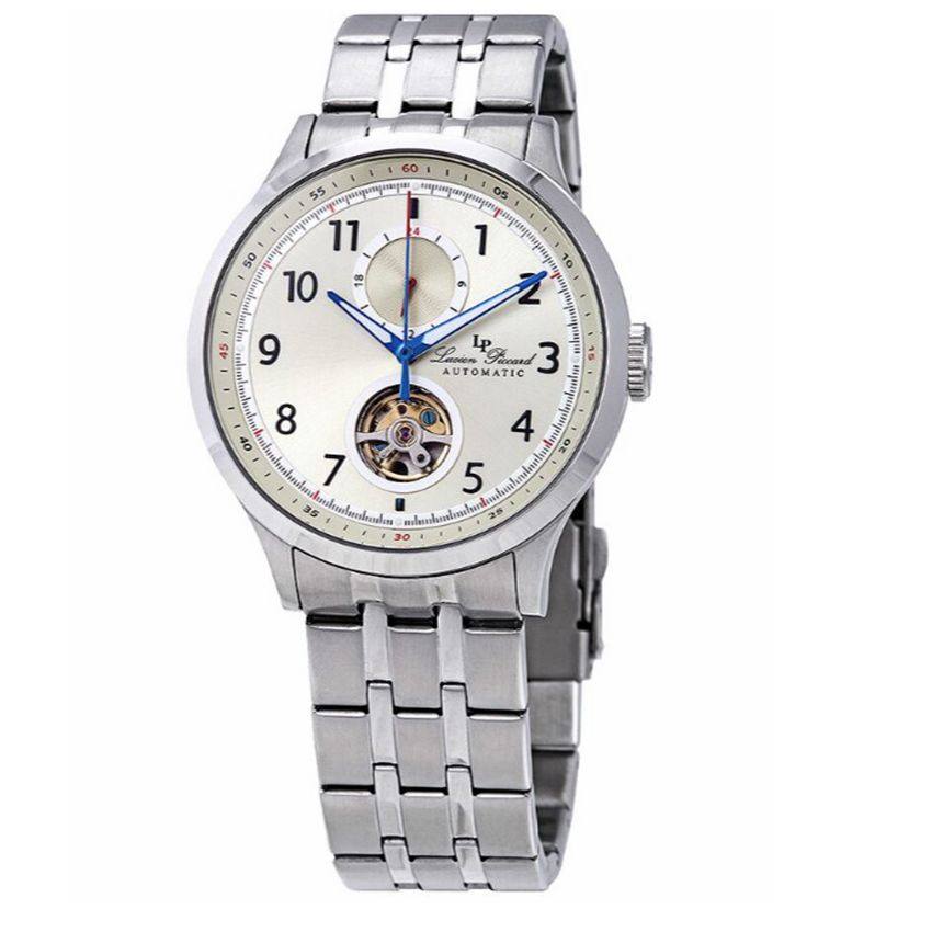 美国直邮代购正品lucien piccard男夜光自动机械手表lp-28010a-20