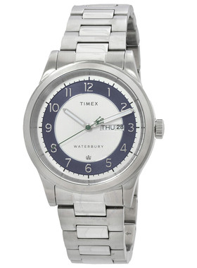 美国直邮正品Timex天美时Waterbury男士不锈钢石英手表TW2U99300
