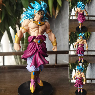 龙珠超级赛亚人蓝发肌肉男布罗利现货手办模型摆件收藏玩具