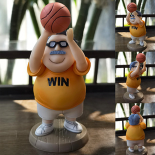 动漫周边现货手办 灌篮Q版安西教练投篮姿势模型摆件动漫公仔