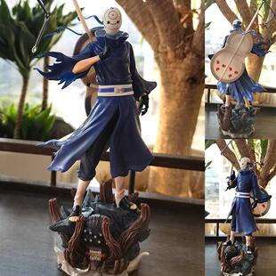 动漫周边火影宇智波忍战带土白面具双头雕现货优质版手办模型摆件