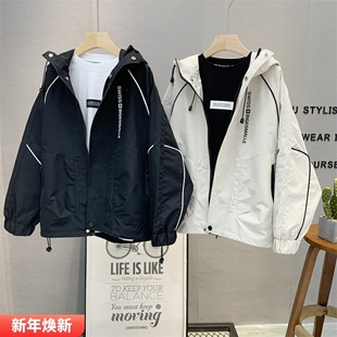 2025秋款 连帽拉链衫 男女童百搭外套潮25A602 儿童韩版 大E小e童装