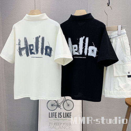 大E小e童装夏季短袖POLO衫百搭潮
