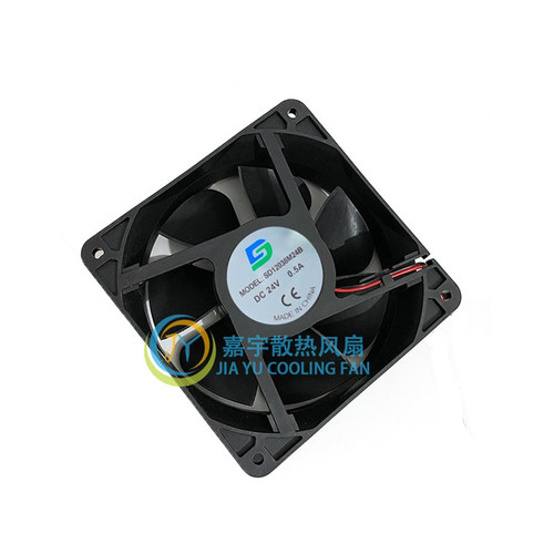 全新DC24V 12CM 0.5A SD12038M24B大风量12038逆变变频器散热风扇