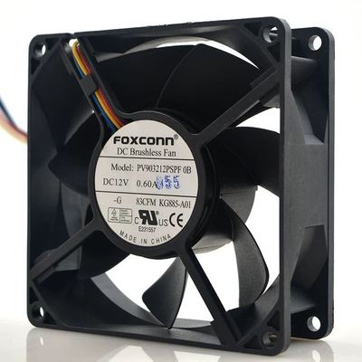 富士康9032 12V0.60A PV903212PSPF0A静音4线PWM温控机箱散热风扇