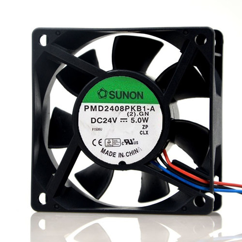 原装SUNON建准PMD2408PTB1-A 24V 5W 8025 8cm变频器工控散热风扇