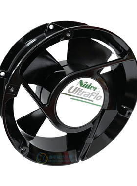 12V 24V 48V 17CM无刷直流风机金属圆形大风量烧烤吸烟换气排风扇