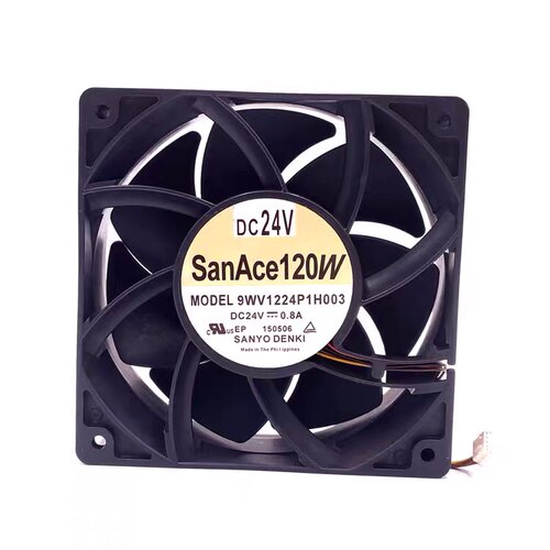 三洋SANYO 9WV1224P1H003 24V 0.8A 12038 12CM变频器散热风扇