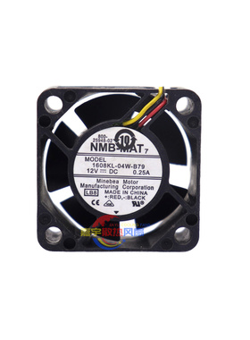 NMB 1608KL-04W-B79 4cm 12V 0.25A 思科Cisco2811交换机散热风扇