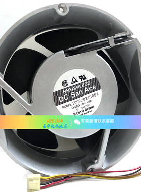 原装三洋SANYO 109E2024S002 24V 1.9A 20070变频器圆形散热风扇