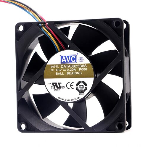 原装台湾AVC DATA0825B8S 8025 48v 0.2A PWM温控中兴设备风扇
