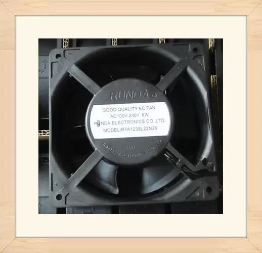 润达RUNDA RTA1238L22N26 AC100V-230V 6W 12CM 12038 散热风扇