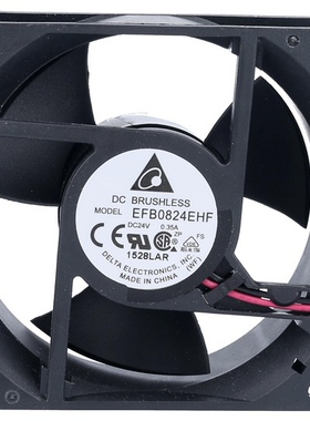 原装台达 EFB0824EHF 24V 0.35A 8CM 8032艾默生CT变频器散热风扇