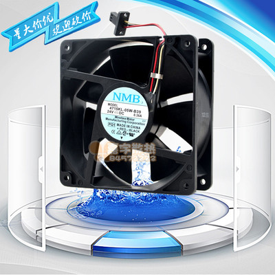 NMB 4715KL-05W-B39 24V 0.4A 12CM 12038 24V 车床 变频器 风扇