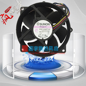 原装建准SUNON KDE1209PTVX 12V 7.0W 9cm 9025 4针高转 磁浮风扇