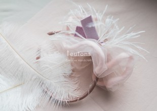 出英国订单余量清仓 羽毛鸾尾花发箍 ins超仙欧式高品质小众手工