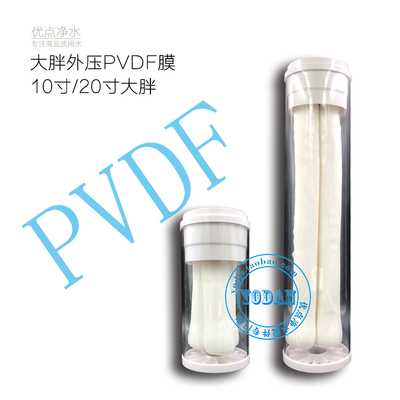 大胖滤瓶PVDF超滤膜替换滤芯可清洗适用滨特尔\3M\GE等标准大胖瓶