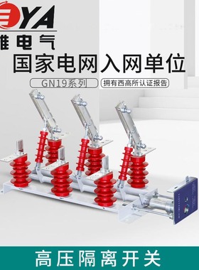 柜内高压隔离开关GN19-12挂墙户内10KV隔离闸刀Isolating switch