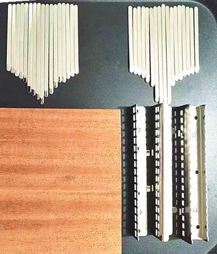 34音双层键拇指琴双排键卡林巴配件自制乐器DIY散件整木铣空箱式