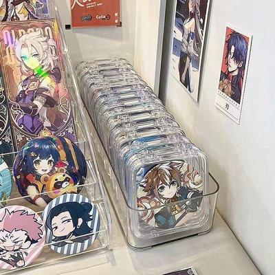 58/75吧唧收纳盒高透谷子展示盒