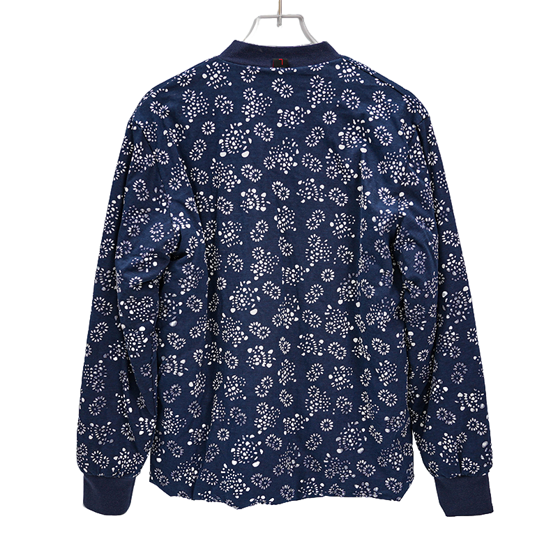 【青花瓷】冬季棉服上衣棉衣长袖蓝色时尚休闲印花满印秋冬保暖服