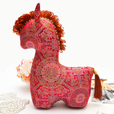 宋锦【大马】高档摆件居家手感好真丝马桑蚕丝摆玄关可爱国风中式