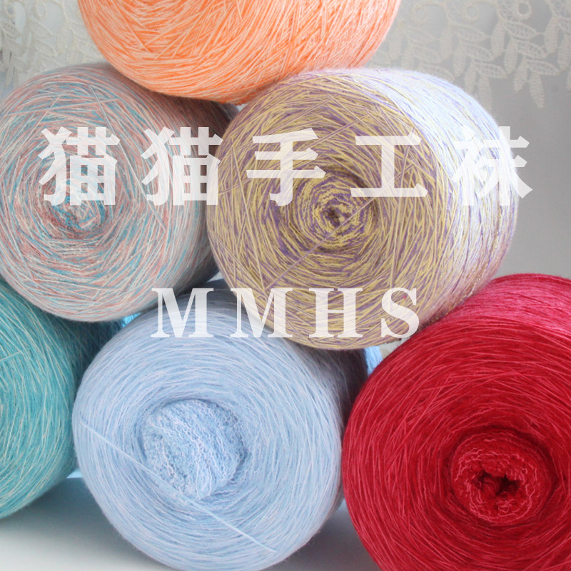 菲菲手工袜线  高弹力袜子 50支线3股 100克  适合编织夏天袜子