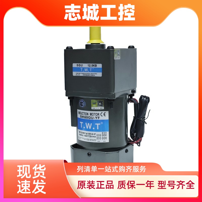 TWT东炜庭电机5IK60GU-YF减速机5GU12.5 15 18 20 30 36 40 50KB