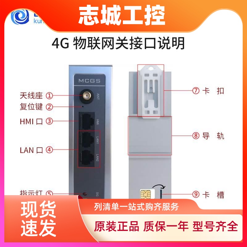 昆仑通态MCGS物联网盒子MBox-4GT远程物联/MBox-FHD7大屏展示HDMI