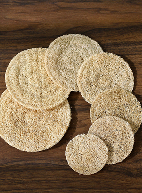 丝瓜络吸水养壶垫杯垫紫砂壶垫壶承茶垫功夫茶道茶具配件藤编隔热