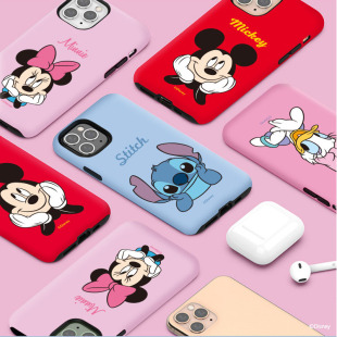 迪士尼米奇米妮黛西史迪奇卡通可爱适用于苹果iPhone16promax双层17promax防摔15pro保护套二合一14pro手机壳