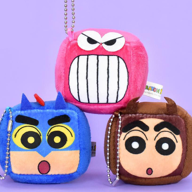 日本蜡笔小新左卫门毛绒公仔挂件