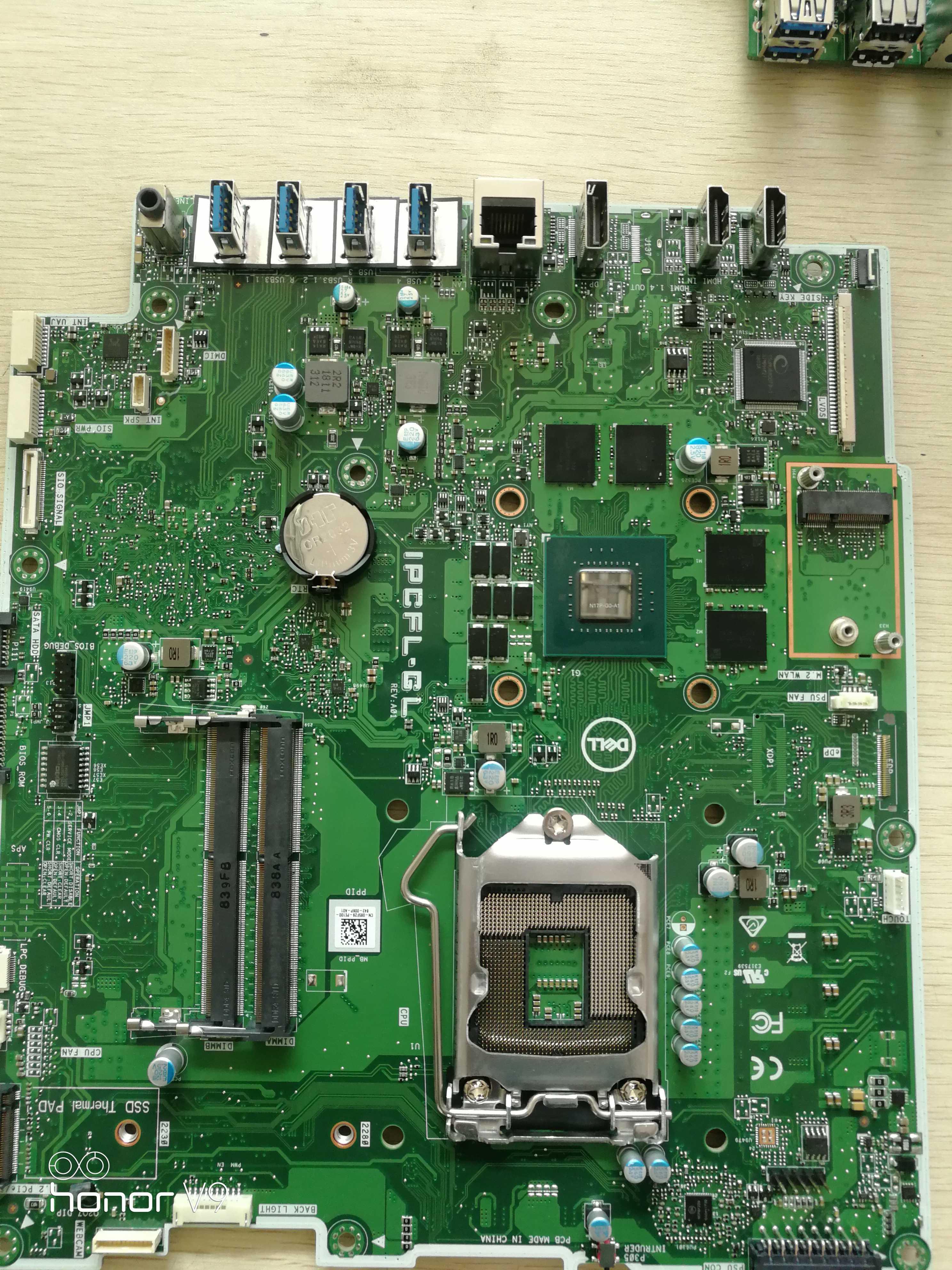 戴尔/dell 7777一体机主板 IPCFL-GL 5477 7460 C4DT3 85F29 主板