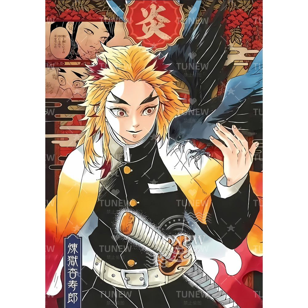绝美原画鬼灭之刃角色海