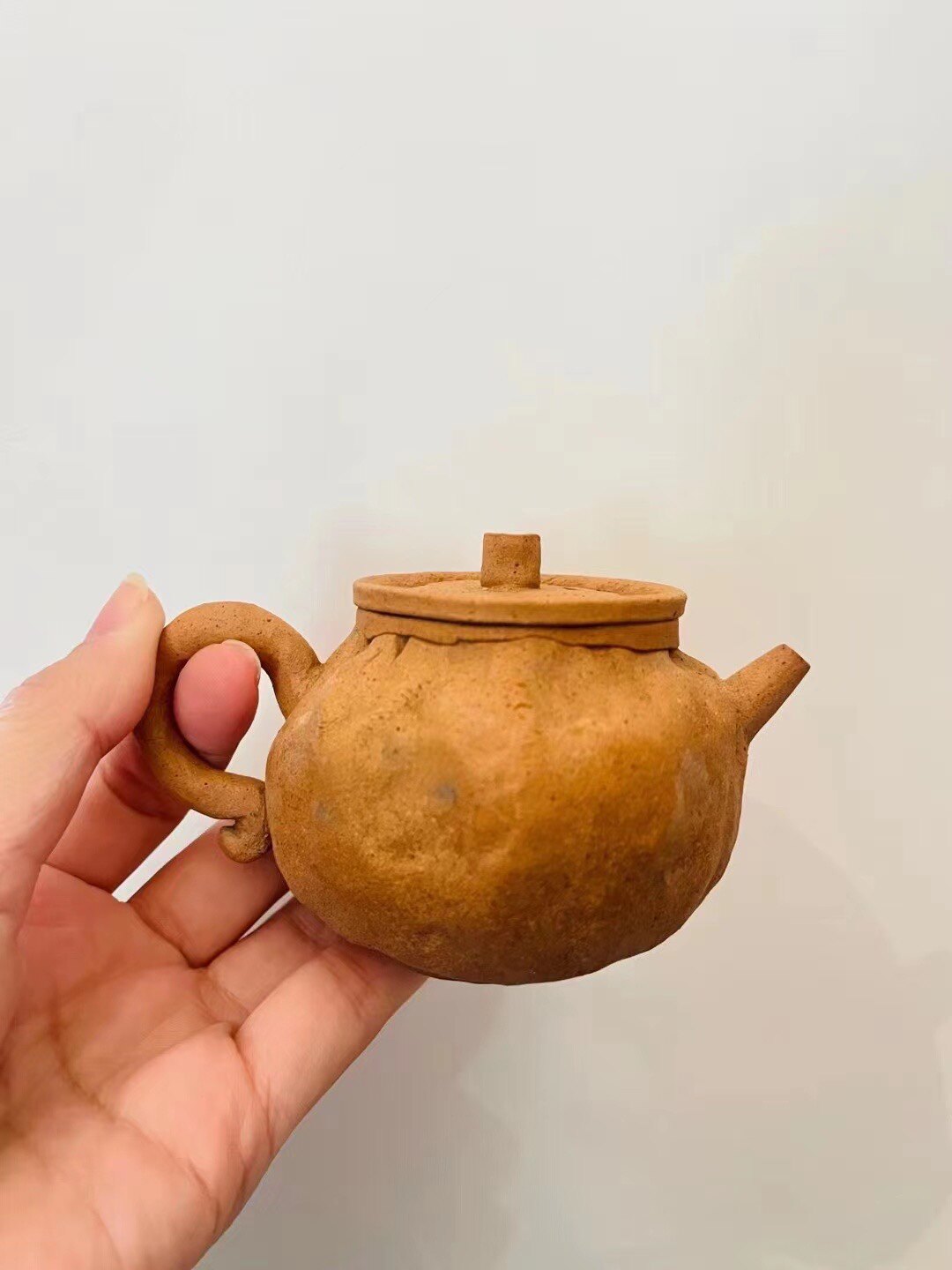 手捏壶 吊洞烧 乐烧 茶壶 图茶壶