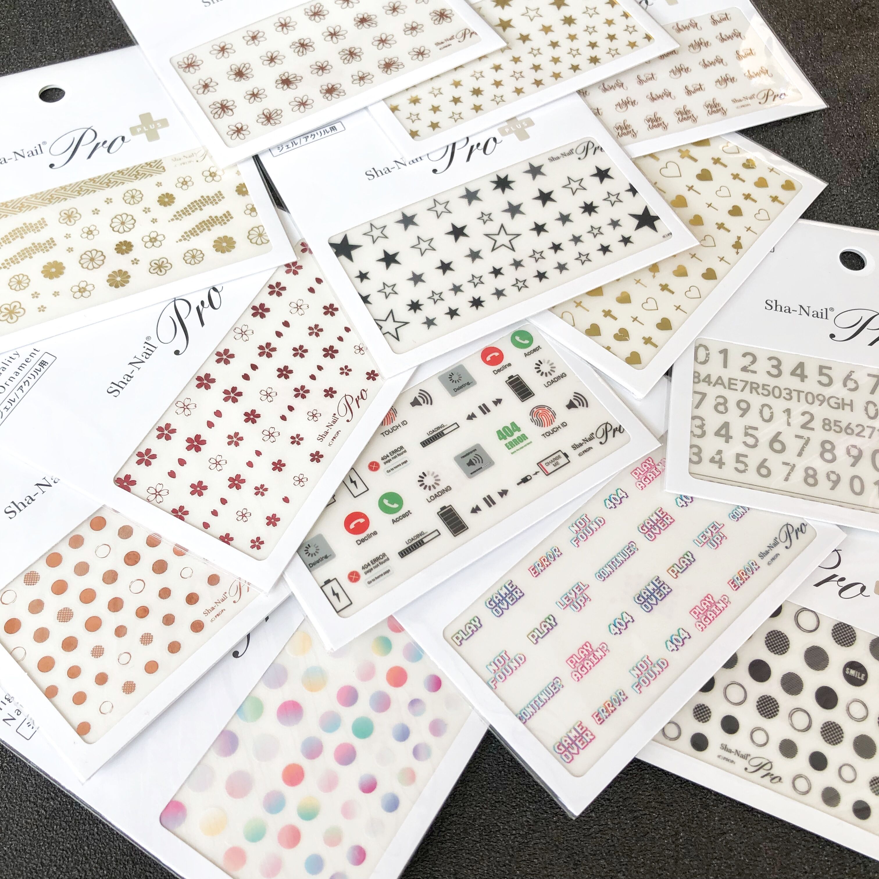shanail美甲贴纸日式产品