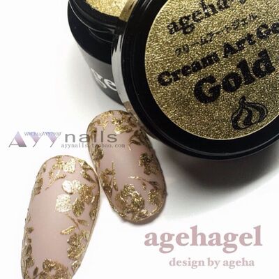 ageha浮雕胶奶油闪粉拉线彩绘胶