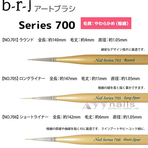 现货 日本 b-r-s 光疗笔美甲笔彩绘笔 brs美甲笔工具笔盖笔帽原装