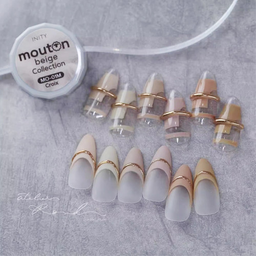 日本INITY温柔复古裸色光疗胶