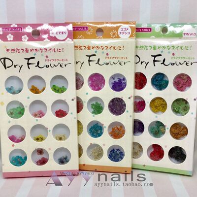 天然花瓣美甲饰品现货日本